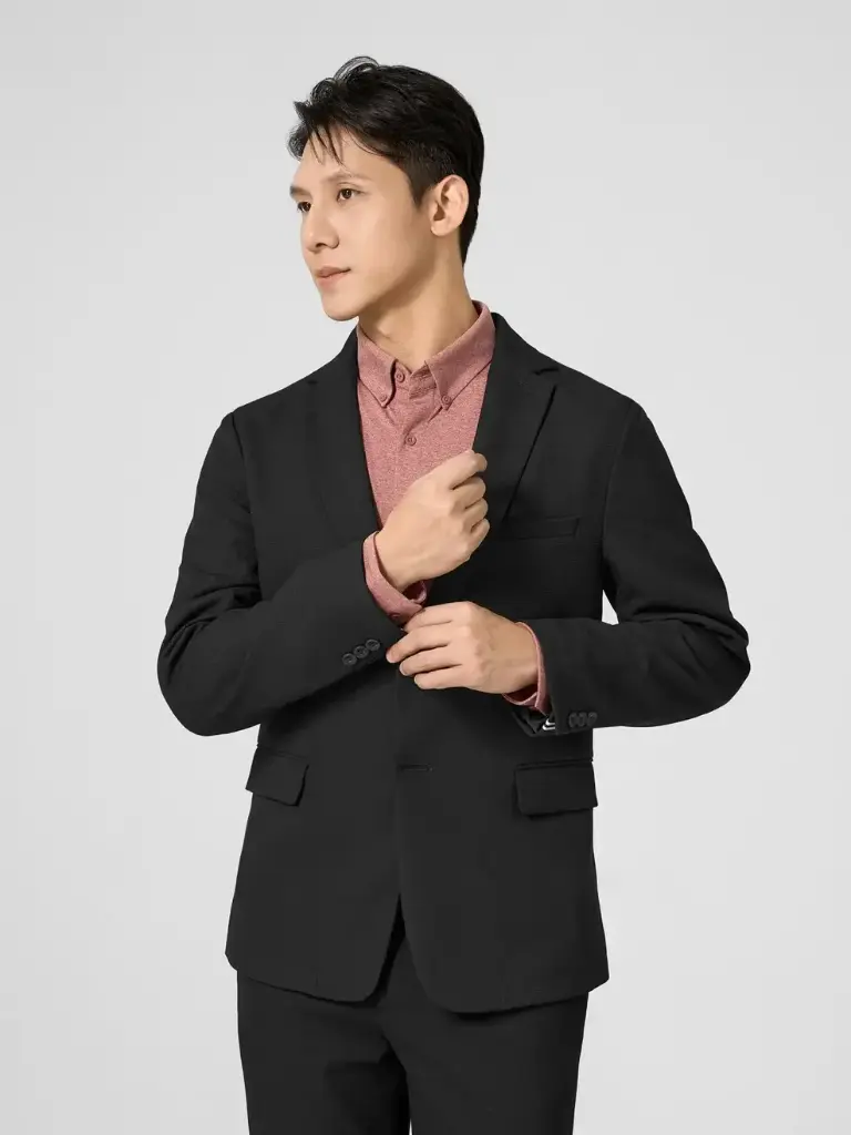 Vest polyester nano waffle một lớp 