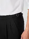 Quần Dài Âu Nam Khóa Cài Sườn Có Ly 