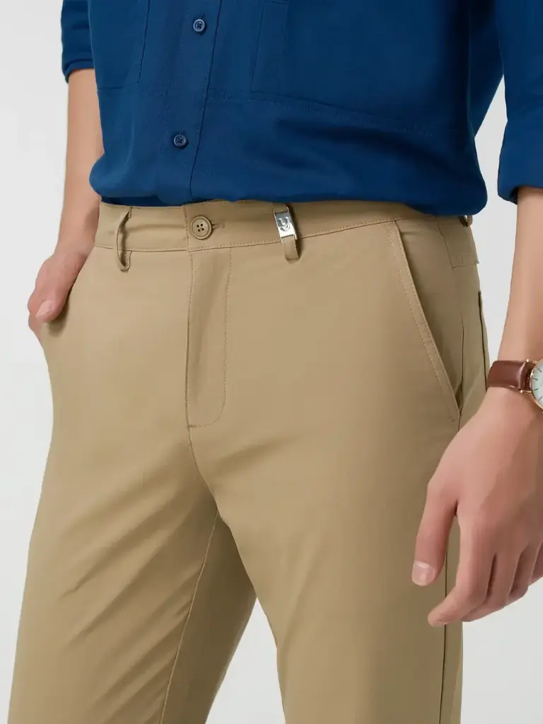 Quần Khaki Nam Túi Ốp Business 