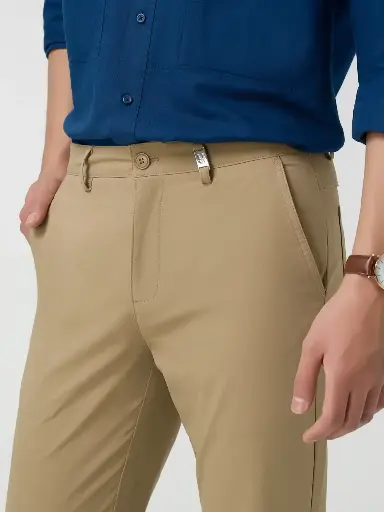 Quần Khaki Nam Túi Ốp Business 