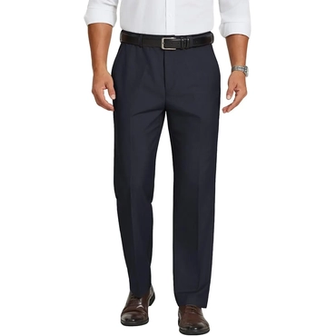 Men's Dress Pants Classic Fit Flat